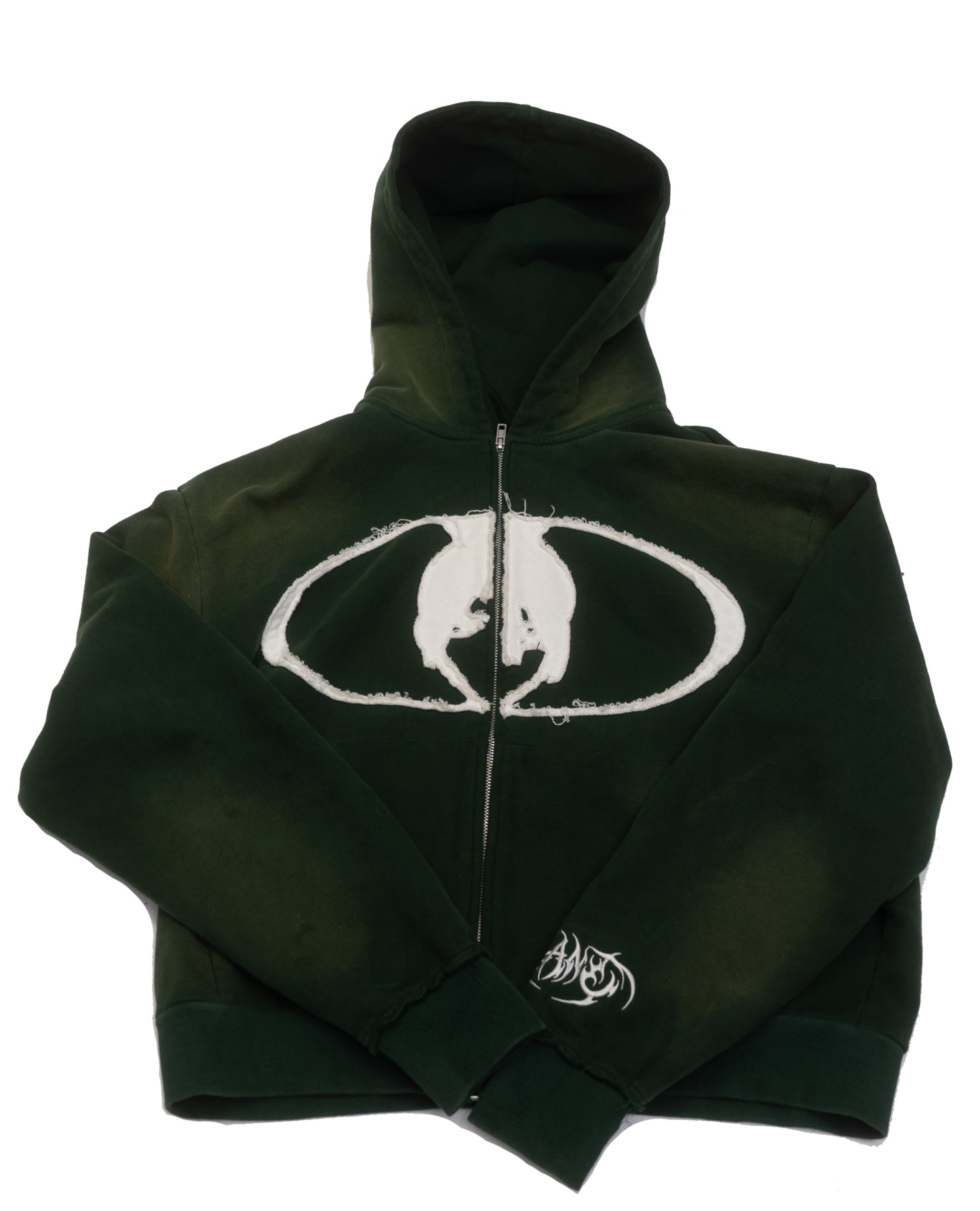 forest green zip up