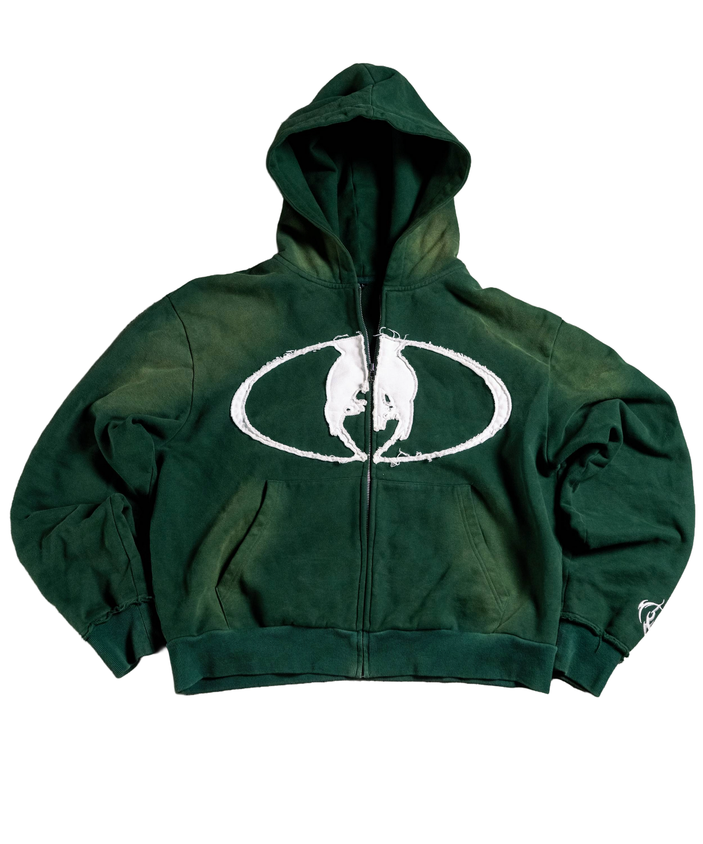 forest green zip up