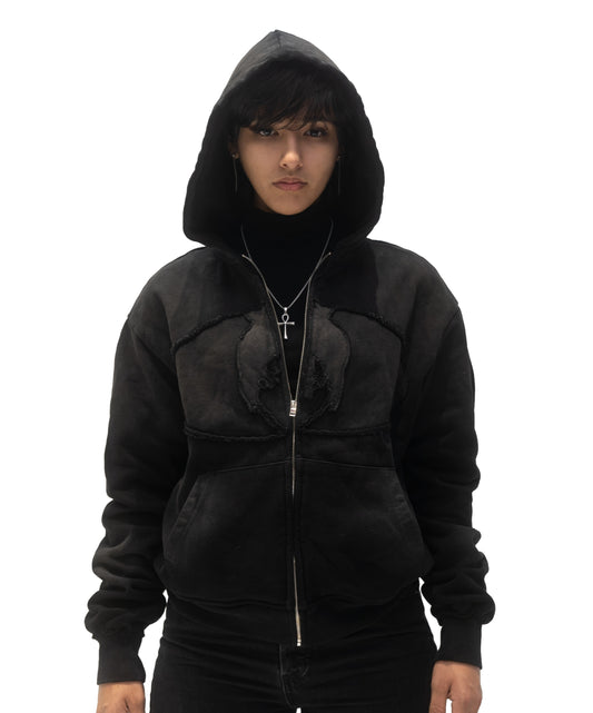 obsidian zip up